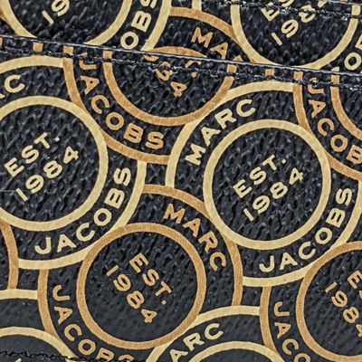 Marc Jacobs MJ Logo Printed Card Case Black Multi S104M12FA22 4