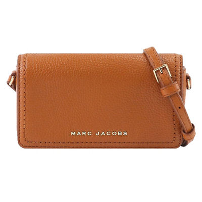 Marc Jacobs Women's Mini Leather Crossbody Smoked Almond H107L01FA21