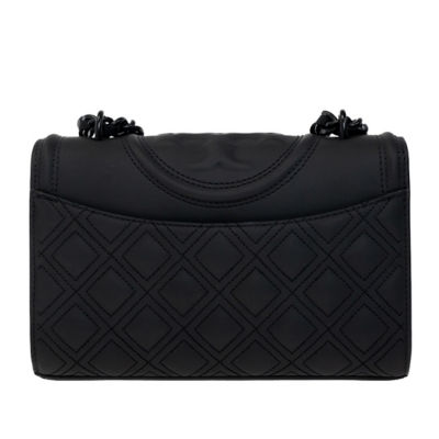 Tory Burch Matte Convertible Shoulder Bag- Black 