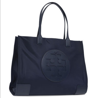 Buy Tory Burch Ella Tote Bag Tory Navy 87116 Online in Singapore ...