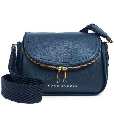Marc Jacobs The Groove Leather Mini Messenger Bag Blue Sea H132L01RE21