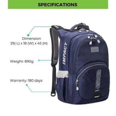 Buy IMPACT Impact Ergo-Comfort School Bag Spinal Support Ergonomic ...