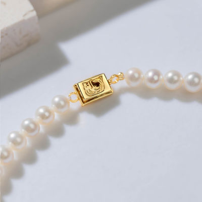 Pearly Lustre Asian Civilisations Museum Freshwater Pearl Necklace WN00397 | New Yorker Collection 4
