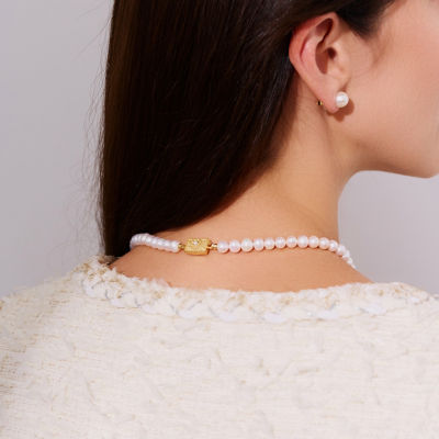 Pearly Lustre Asian Civilisations Museum Freshwater Pearl Necklace WN00397 | New Yorker Collection 7