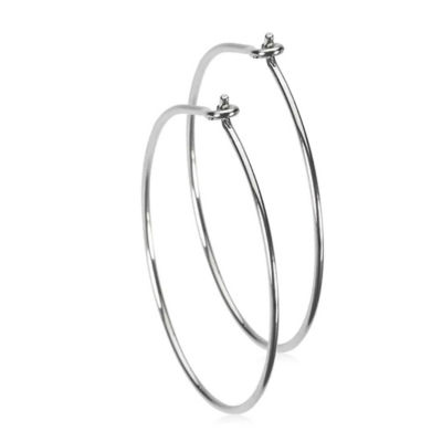 Buy Natural Titanium Safety Earrings 25mm Online in Singapore