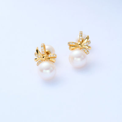 Pearly Lustre Elegant Freshwater Pearl Earrings WE00380 2