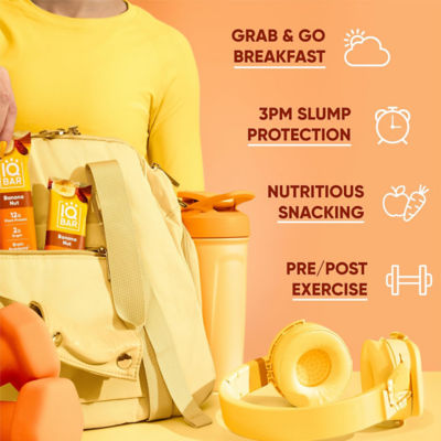IQBar Plant Protein Bar - Fruit Lovers Variety Pack (12 x 45g) 5