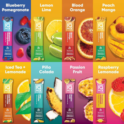 IQBar IQMix Sugar Free Electrolytes Powder 8 Flavor Variety (8 Sticks) 3