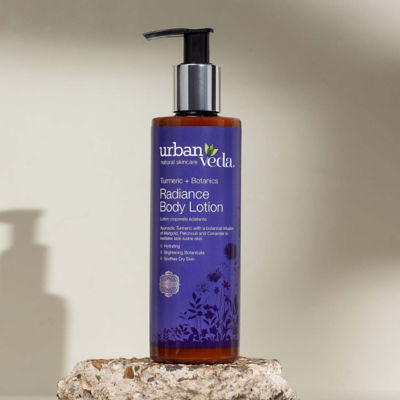 Urban Veda Radiance Body Lotion - Turmeric + Botanics 250ml 3