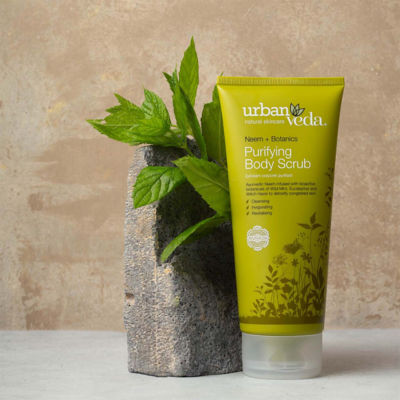 Urban Veda Purifying Body Scrub - Neem + Botanics 200ml 3