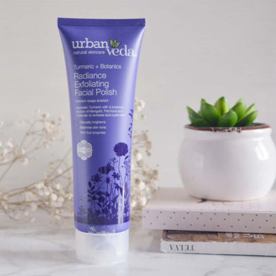 Urban Veda Radiance Exfoliating Facial Polish - Turmeric + Botanics 125ml 6