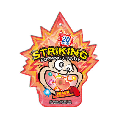 Striking [BUNDLE] Striking Popping Candy 30g + Orange Lollipop 2