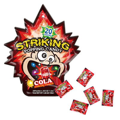 Striking [BUNDLE] Striking Popping Candy 30g + Orange Lollipop 3