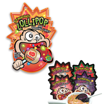 Striking [BUNDLE] Striking Popping Candy 30g + Orange Lollipop 6