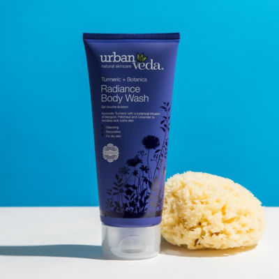 Urban Veda Radiance Body Wash - Turmeric + Botanics 200ml 3