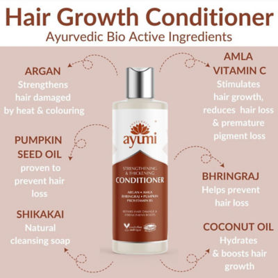 Ayumi Strengthening & Thickening Conditioner 250ml 4