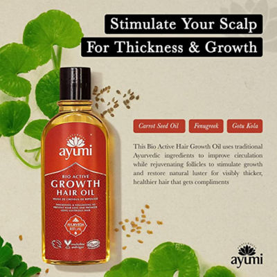 Ayumi Bio Active Growth Hair Oil 150ml 3