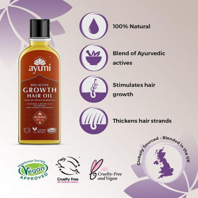 Ayumi Bio Active Growth Hair Oil 150ml 4