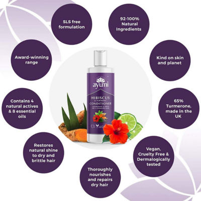Ayumi Hibiscus & Turmeric Hair Conditioner 250ml 3