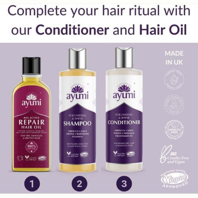 Ayumi Volumising & Shine Shampoo 250ml 6