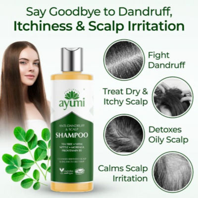 Ayumi Anti-dandruff & Scalp Shampoo 250ml 3