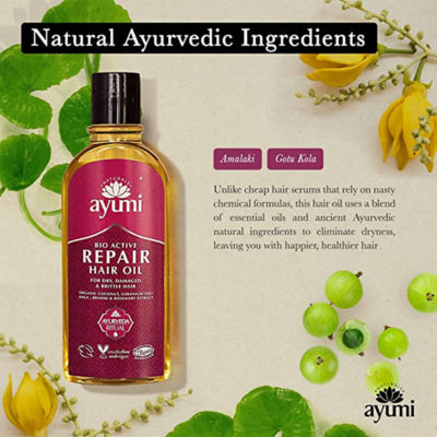 Ayumi Bio Active Repair Hair Oil 150ml 3