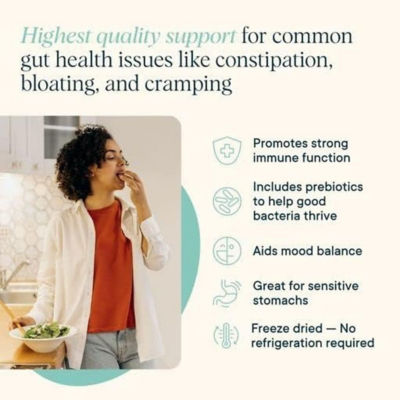 Ora Organic Probiotics with Prebiotics Powder (Trust Your Gut) Apple Raspberry 225g 4