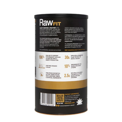 Amazonia RawFIT Plant Protein Perform & Recover Rich Chocolate 1.25kg 4