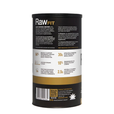 Amazonia RawFIT Plant Protein Perform & Recover Creamy Vanilla 4