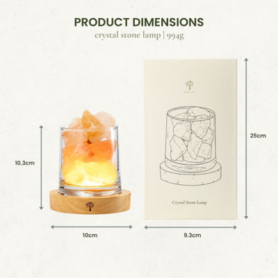 Pristine Himalayan Salt Crystal Stone Lamp 10
