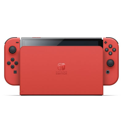 Nintendo Switch OLED 游戏机：马里奥红色版| iShopChangi