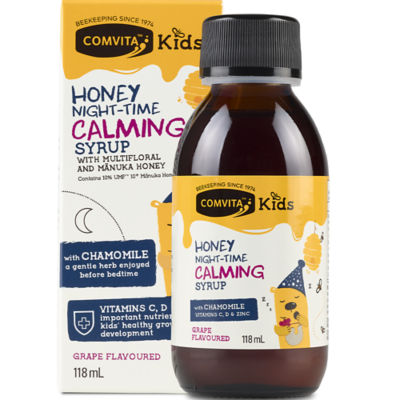 COMVITA Kids Night-Time Calming Syrup - Grape Flavour 118ml 1