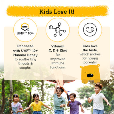 COMVITA Kids Day-Time Soothing Syrup - Orange Flavour 118ml 4