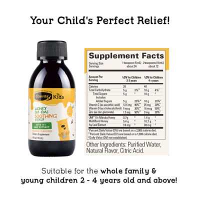 COMVITA Kids Day-Time Soothing Syrup - Orange Flavour 118ml 6