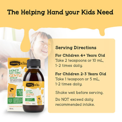 COMVITA Kids Day-Time Gentle Syrup - Orange Flavour 118ml 6