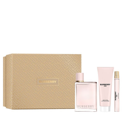 Buy BURBERRY Women s 3 Pc. Burberry Her Eau de Parfum Gift Set 100ml 75ml 10ml Online in Singapore iShopChangi