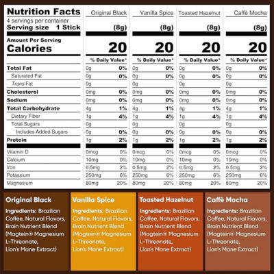 IQBar IQJoe Instant Coffee Packets with Adaptogens & Magtein® 16 Sticks 4