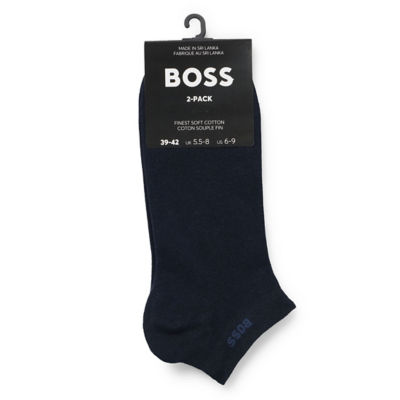 BOSS Two-pack of ankle-length socks in stretch fabric 3
