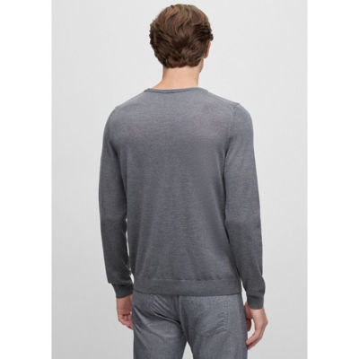 BOSS Slim-fit sweater in virgin wool 5