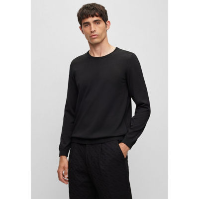BOSS Slim-fit sweater in virgin wool 4