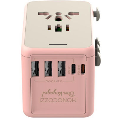 Monocozzi BON VOYAGE | Travel Adaptor with 35W with 3 x USB and 2 x USB-C PD Connector 3