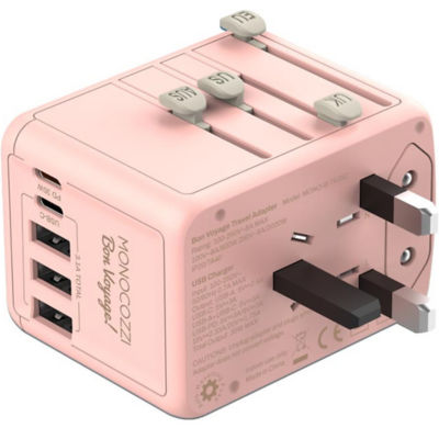 Monocozzi BON VOYAGE | Travel Adaptor with 35W with 3 x USB and 2 x USB-C PD Connector 6