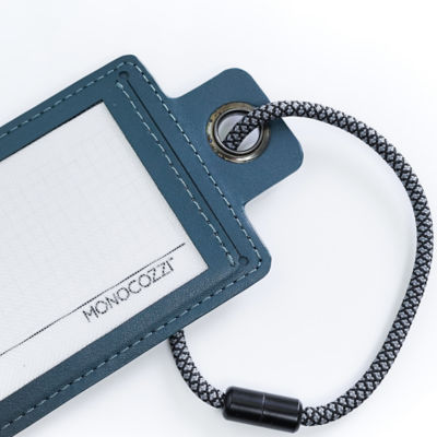 Monocozzi LUCID Refined | Biodegradable Leather Luggage Tag 3