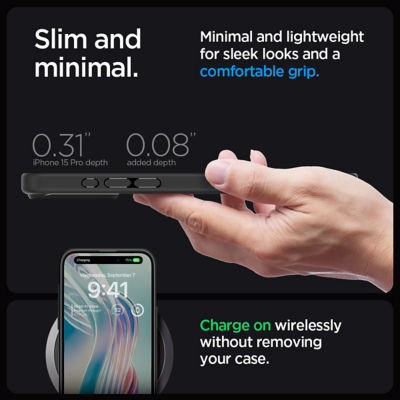 SPIGEN iPhone 15 Pro Case 6.1" Ultra Hybrid 3