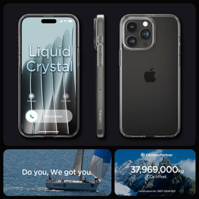 SPIGEN iPhone 15 Pro Case 6.1" Liquid Crystal / Crystal Flex 4