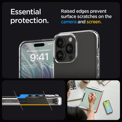 SPIGEN iPhone 15 Pro Max Case 6.7" Ultra Hybrid MagFit Frosted 6
