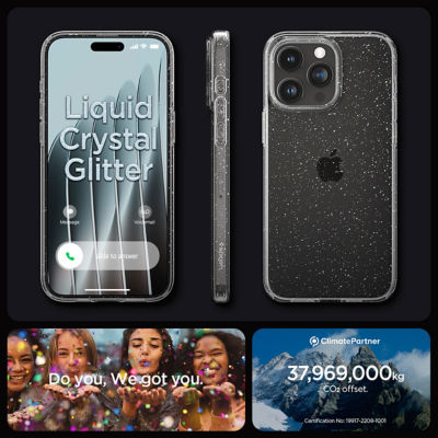 SPIGEN iPhone 15 Pro Case 6.1" Liquid Crystal Glitter 4