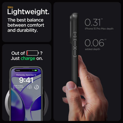 SPIGEN iPhone 15 Pro Max Case 6.7" Thin Fit 4
