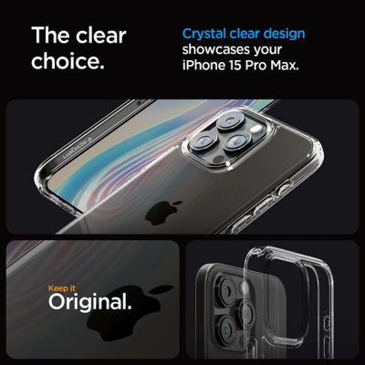 SPIGEN iPhone 15 Pro max Case 6.7" Ultra Hybrid 4