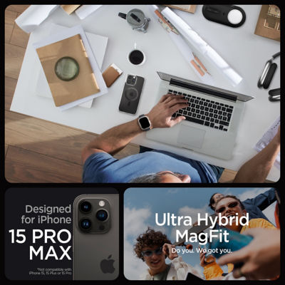 SPIGEN iPhone 15 Pro Max Case 6.7" Ultra Hybrid MagFit 8